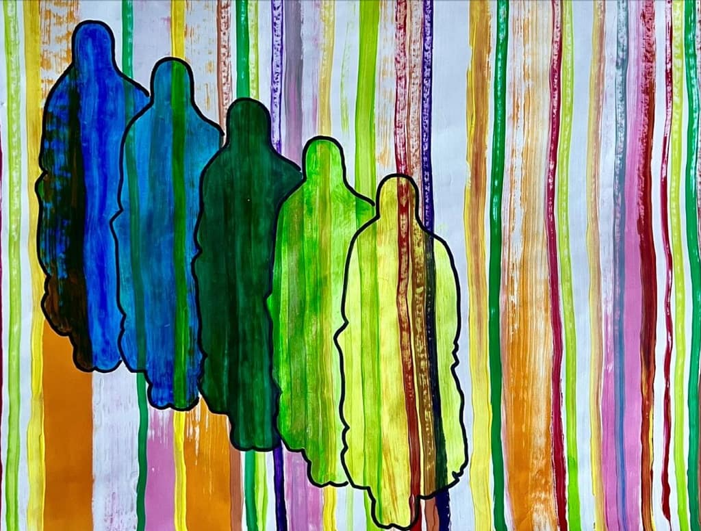 Monika von Eschenbach, Diverse barcode 0, 2020, mixed media, Print