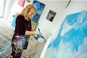Jana Dettmer im Atelier