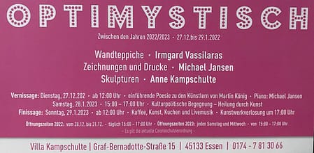 Villa Kampschulte Essen - Ausstellung OPTIMYSTISCH