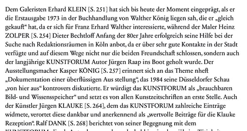 Kunstform International. Screenshot Jubiläumsausgabe