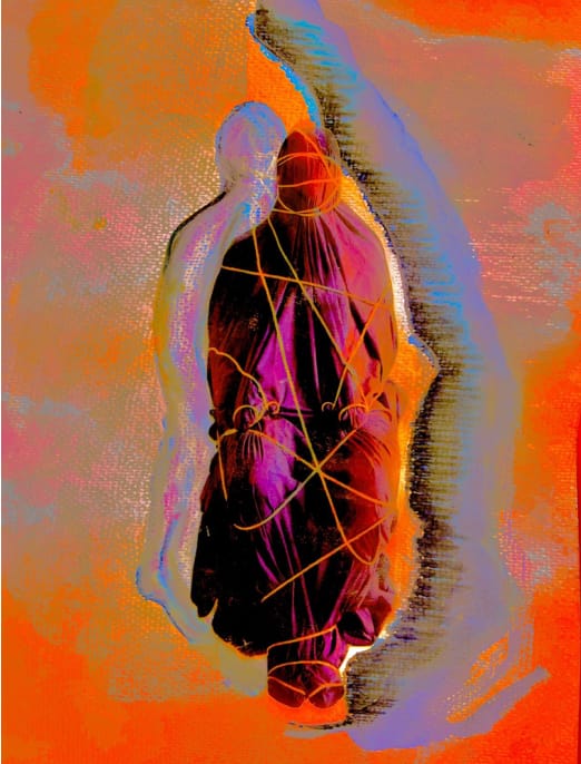 Monika von Eschenbach, Aura 11, 2020 mixed media, Print