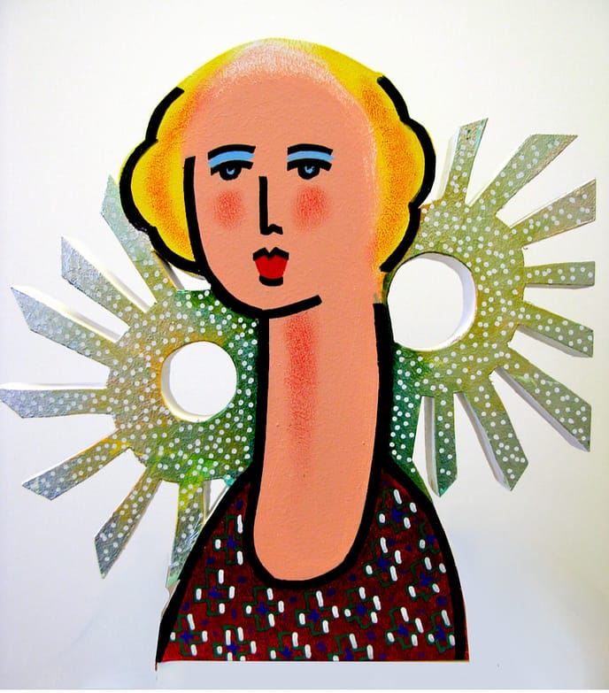 (c) Heinz Zolper - Dame mit zwei Sonnen