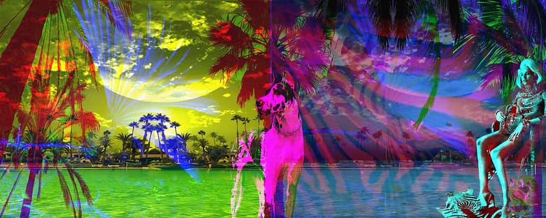 Kristine Bento Monteiro, digital mixed media on canvas