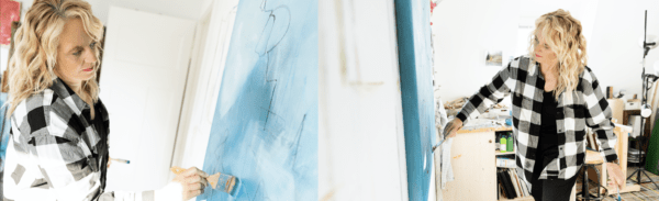 Jana Dettmer in her studio