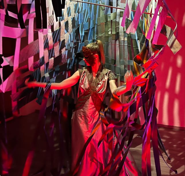 Eschenbach, Monika Echenbach, Monika von. WTC - 9/11, performance with dancer -